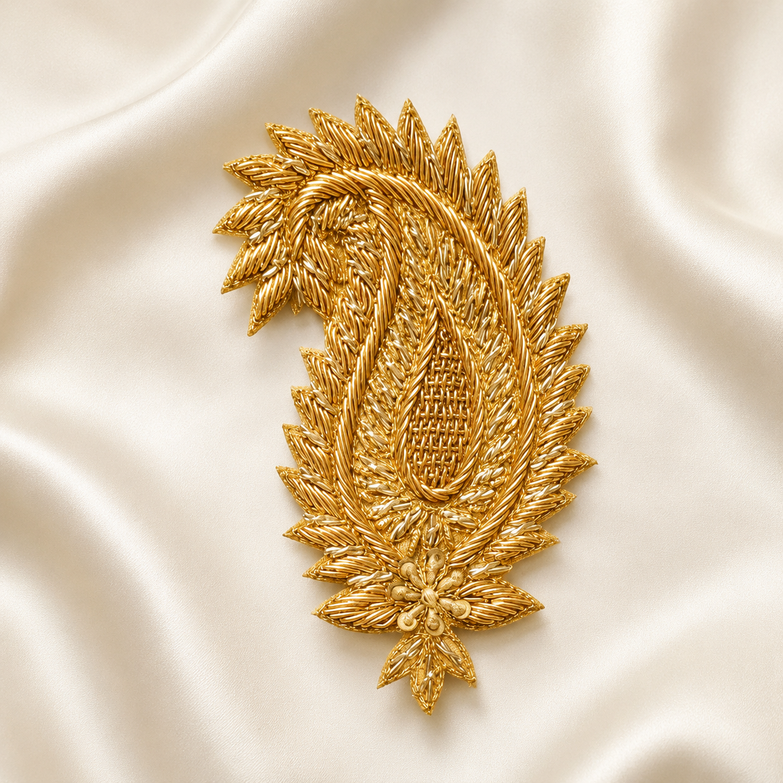 Handcrafted Paisley Embroidered Designer Patch