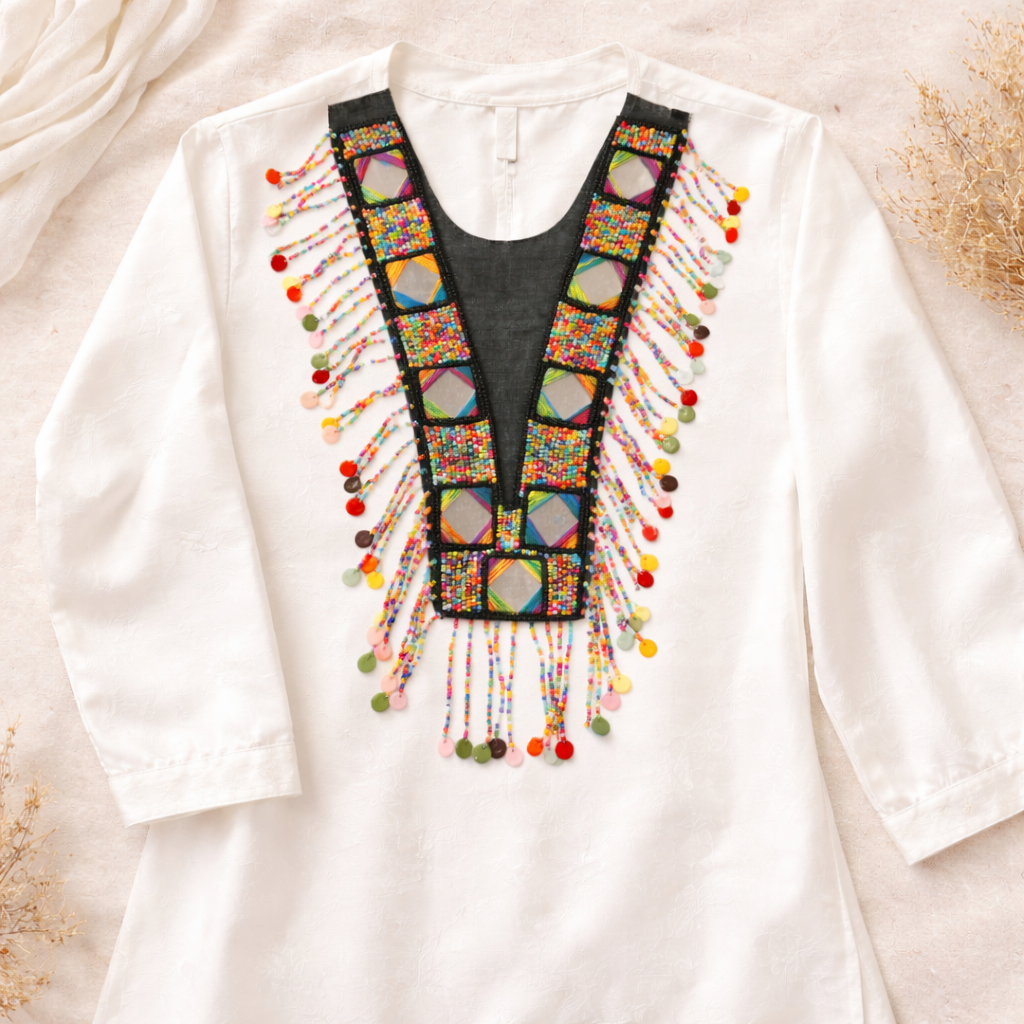 Handmade Multicolor Neck Patch