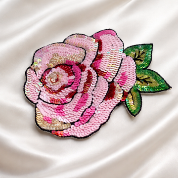 Sequinwork Rose Patch
