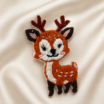 Little Woodland Deer Embroidered Patch