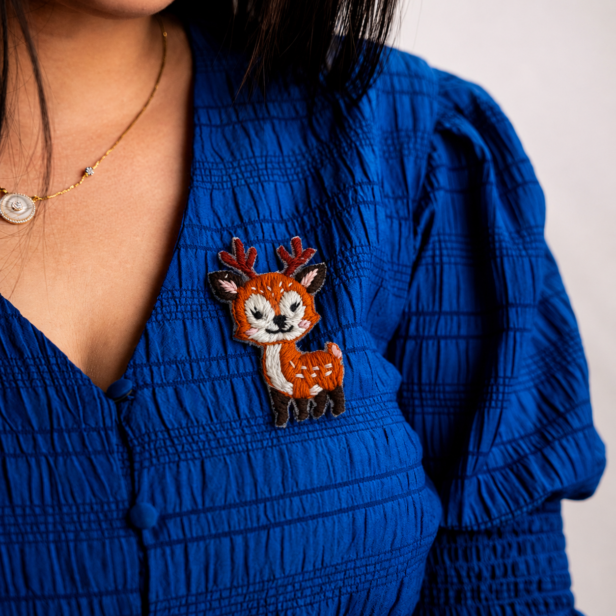 Little Woodland Deer Embroidered Patch