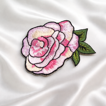 Threadwork Rose Patch
