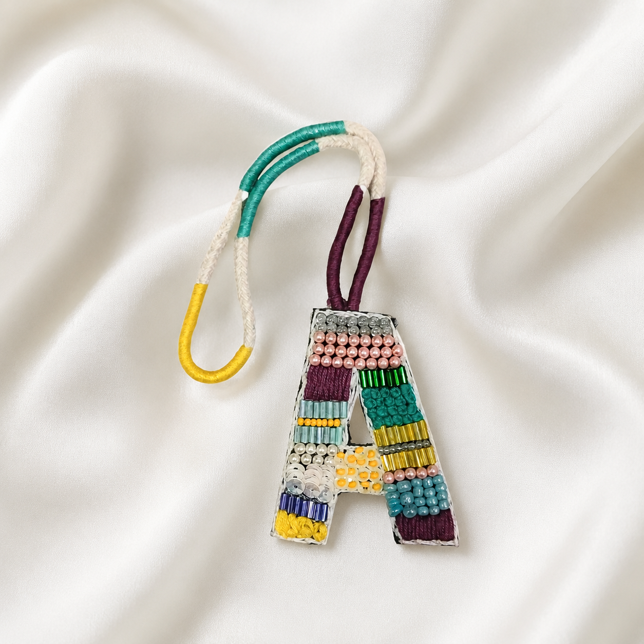 BohoBeadworks Alphabet 'A' Bag Charm