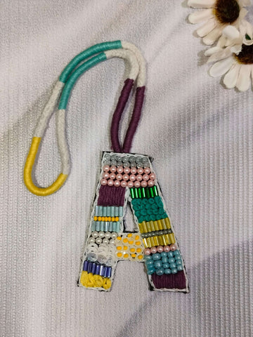 BohoBeadworks Alphabet 'A' Bag Charm