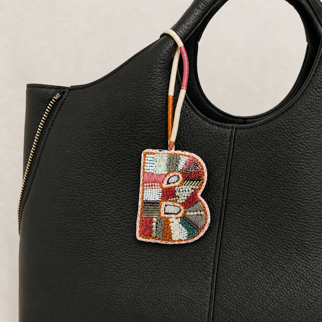BohoBeadworks Alphabet 'B' Bag Charm