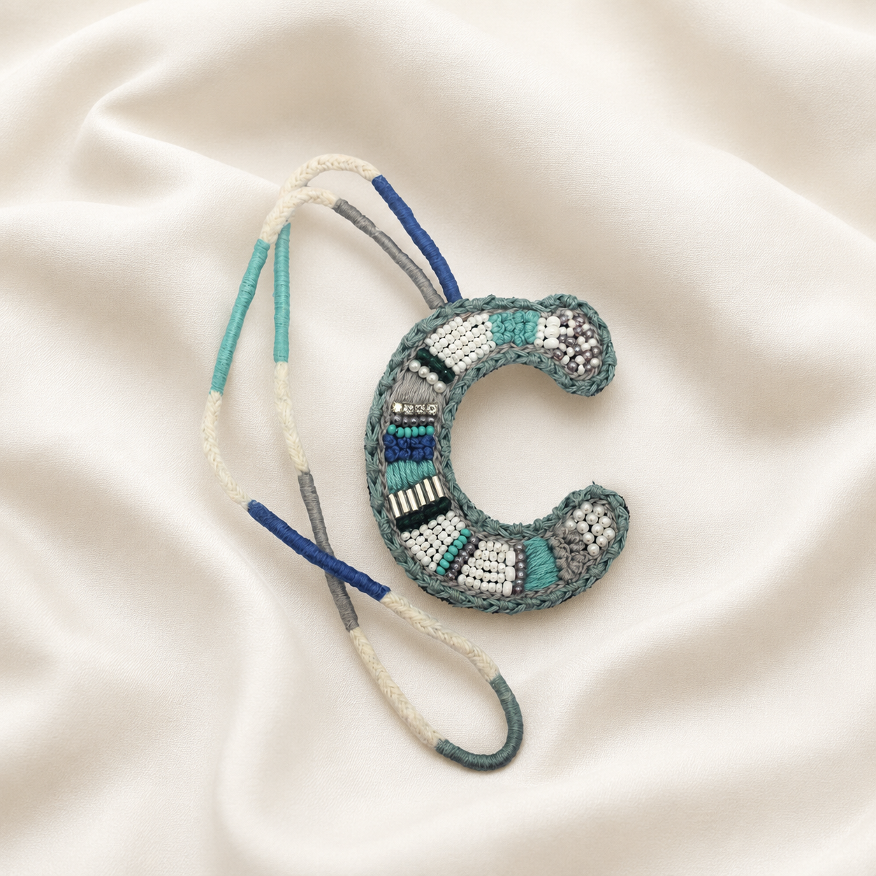 BohoBeadworks Alphabet 'C' Bag Charm