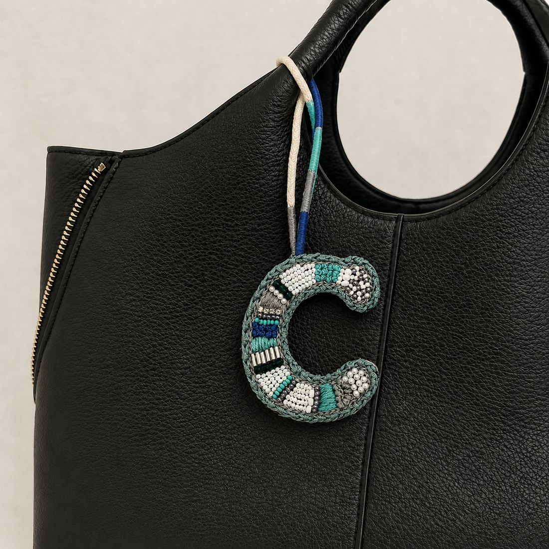 BohoBeadworks Alphabet 'C' Bag Charm