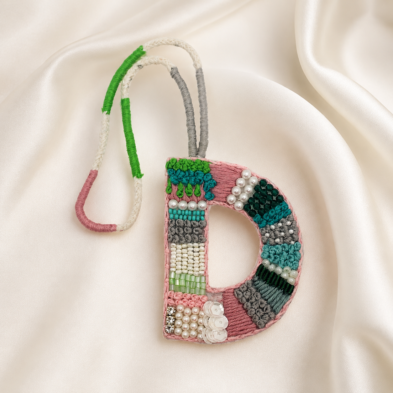 BohoBeadworks Alphabet 'D' Bag Charm