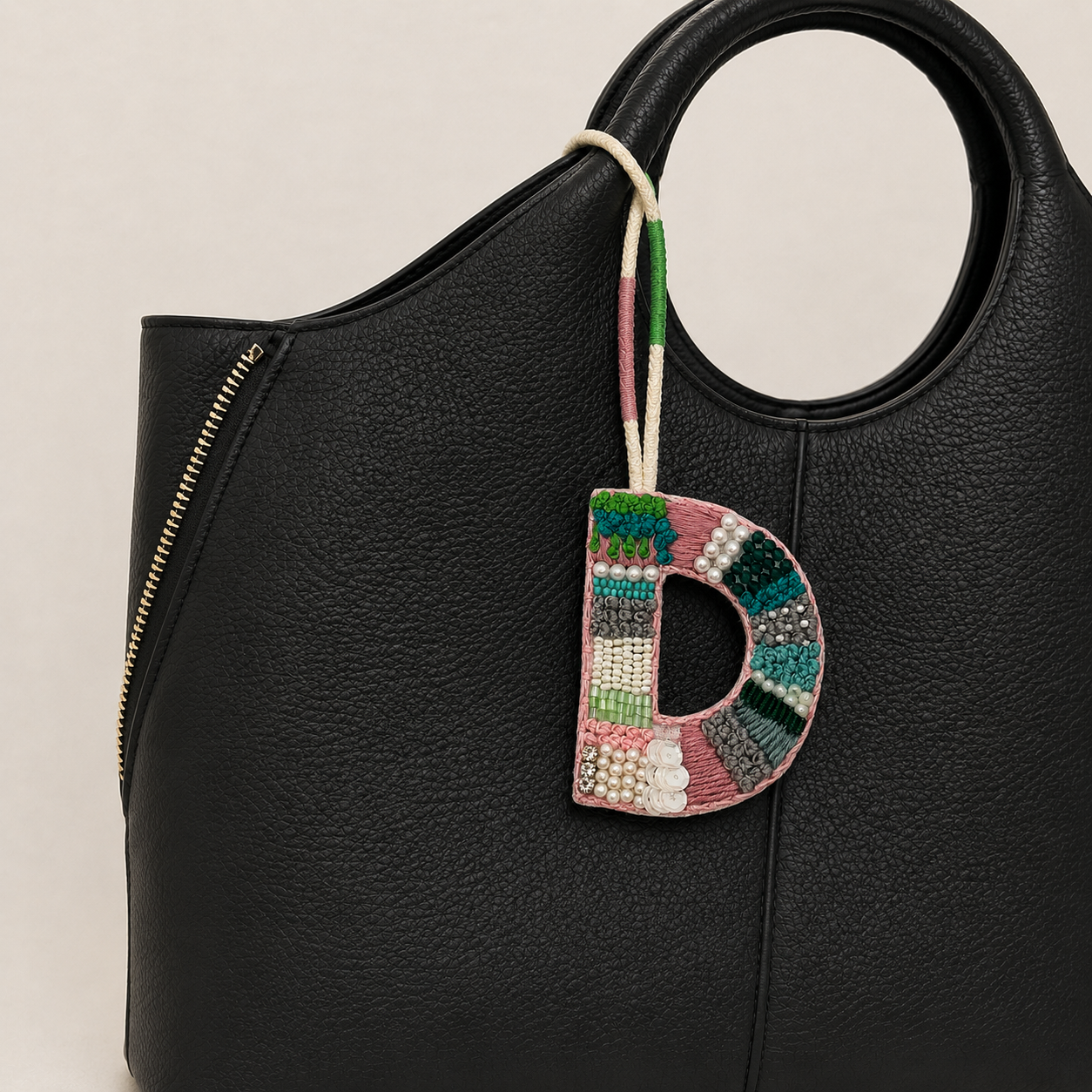 BohoBeadworks Alphabet 'D' Bag Charm