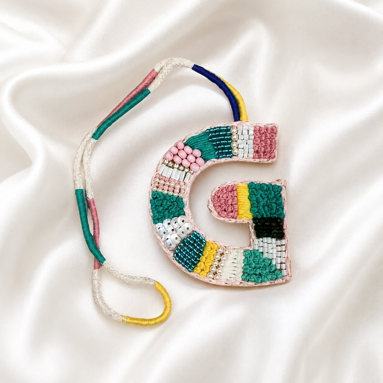 BohoBeadworks Alphabet 'G' Bag Charm