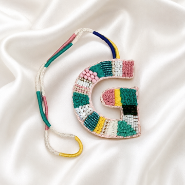BohoBeadworks Alphabet 'G' Bag Charm