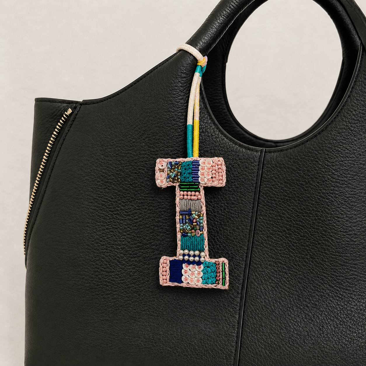 BohoBeadworks Alphabet 'I' Bag Charm