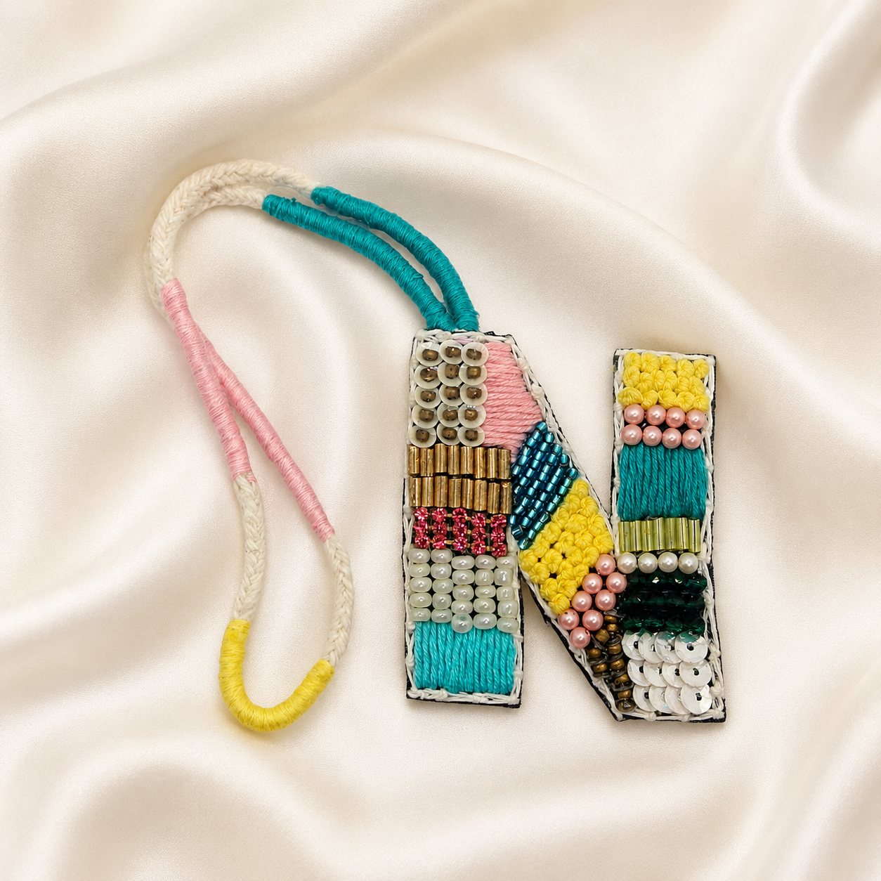 BohoBeadworks Alphabet 'N' Bag Charm
