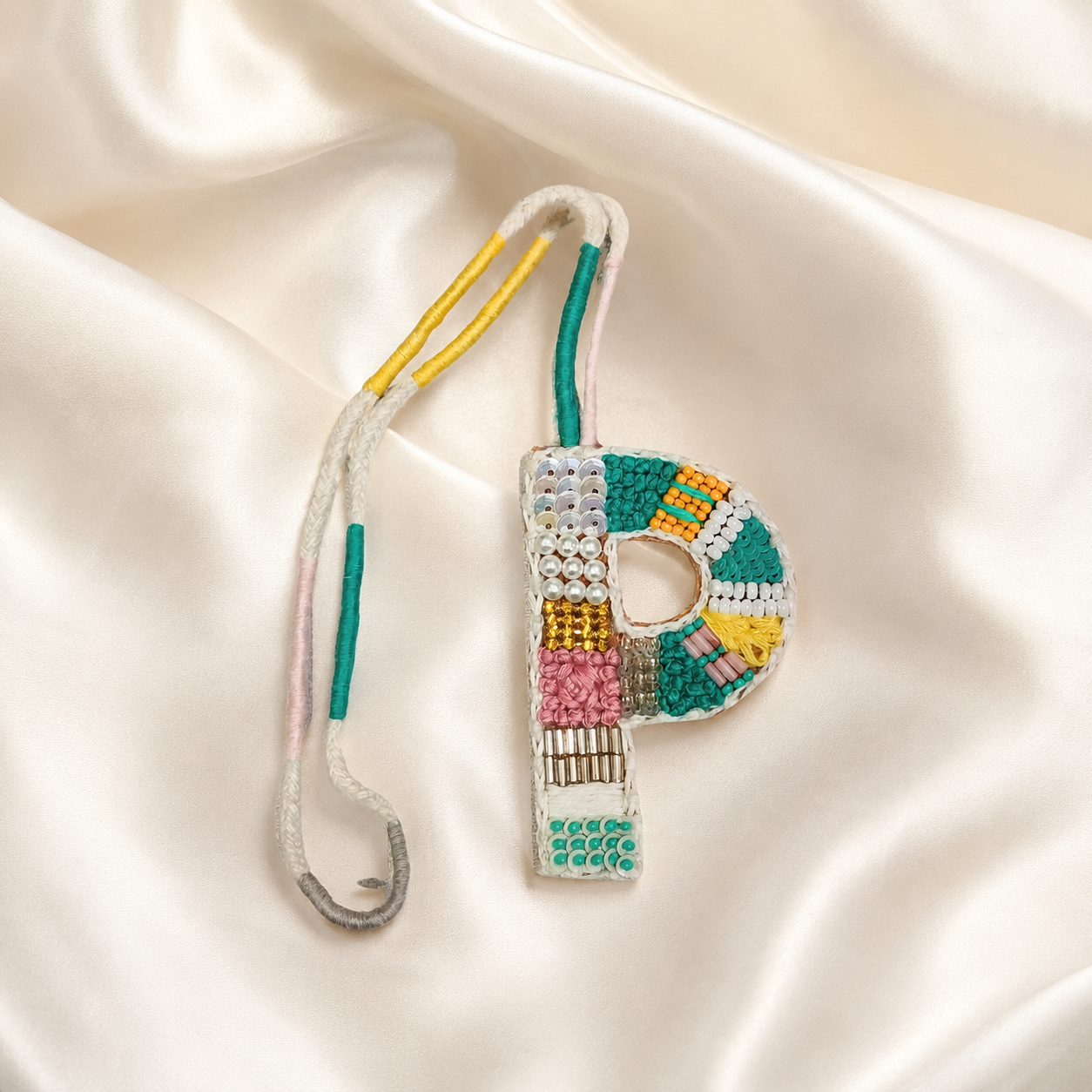BohoBeadworks Alphabet 'P' Bag Charm
