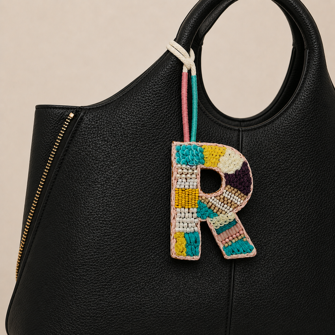 BohoBeadworks Alphabet 'R' Bag Charm