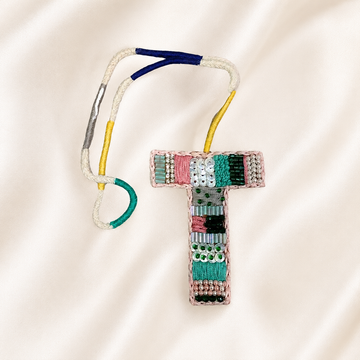 BohoBeadworks Alphabet 'T' Bag Charm