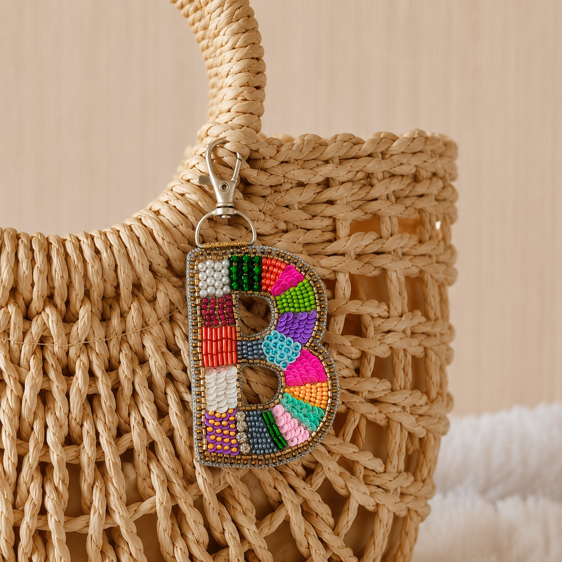 Color Crush Bag Charm 'B' Bag Charm