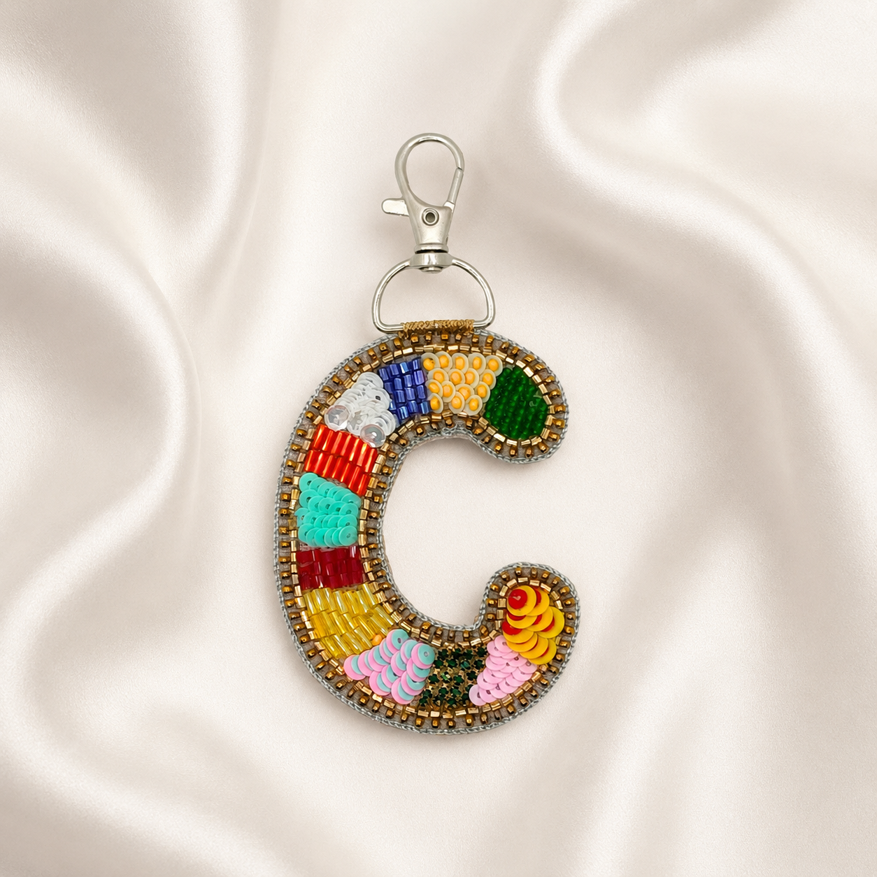 Color Crush Bag Charm 'C' Bag Charm