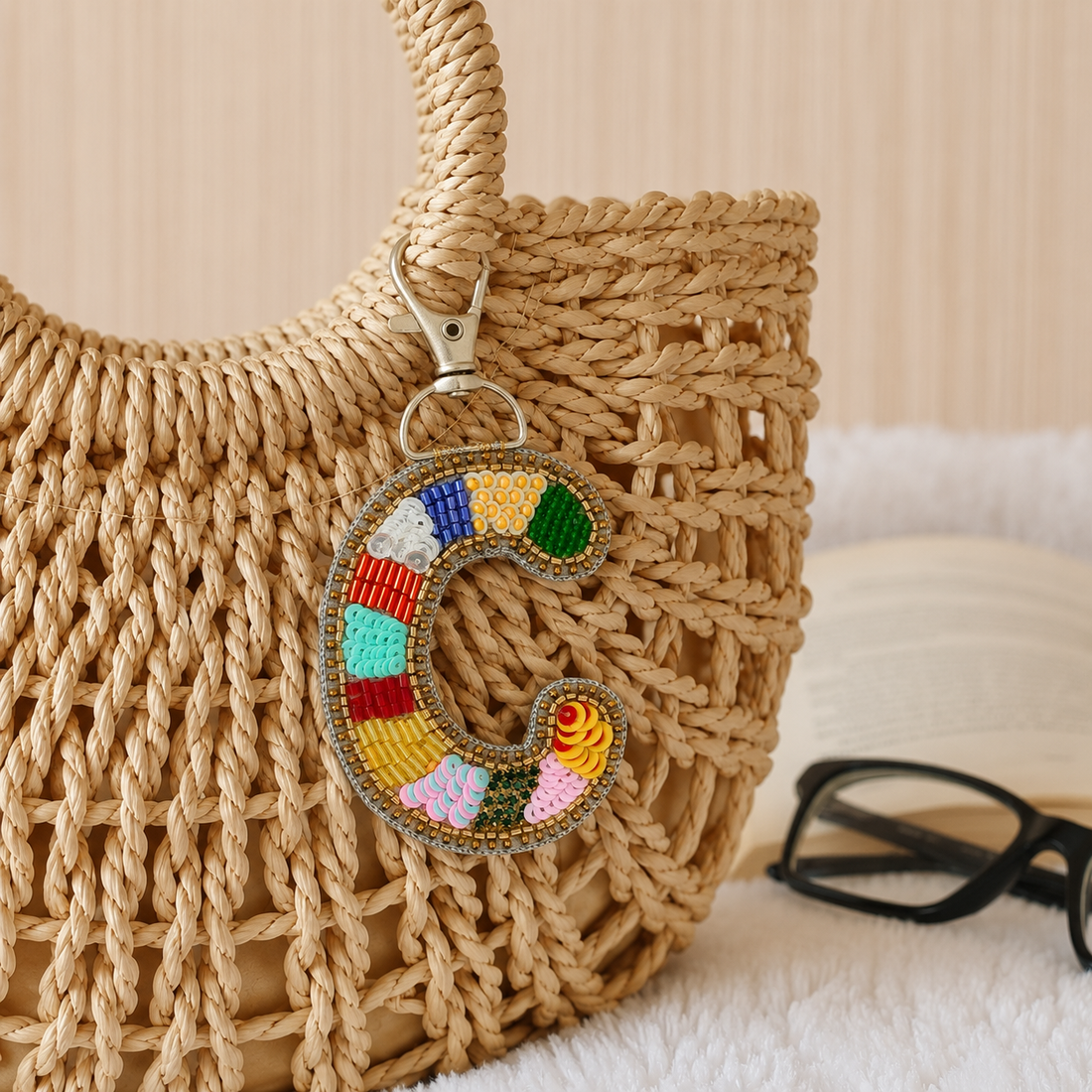 Color Crush Bag Charm 'C' Bag Charm