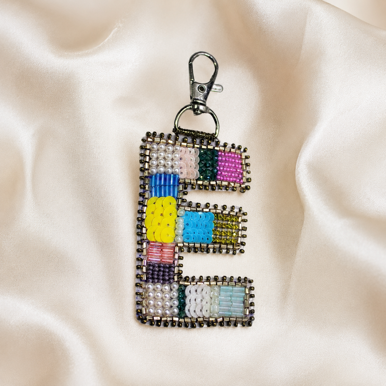 Color Crush Bag Charm 'E' Bag Charm