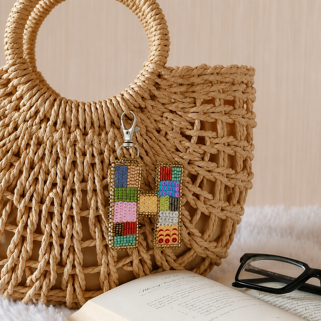 Color Crush Bag Charm 'H' Bag Charm