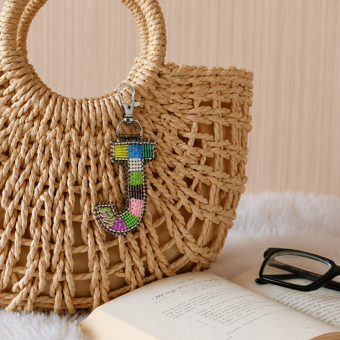 Color Crush Bag Charm 'J' Bag Charm