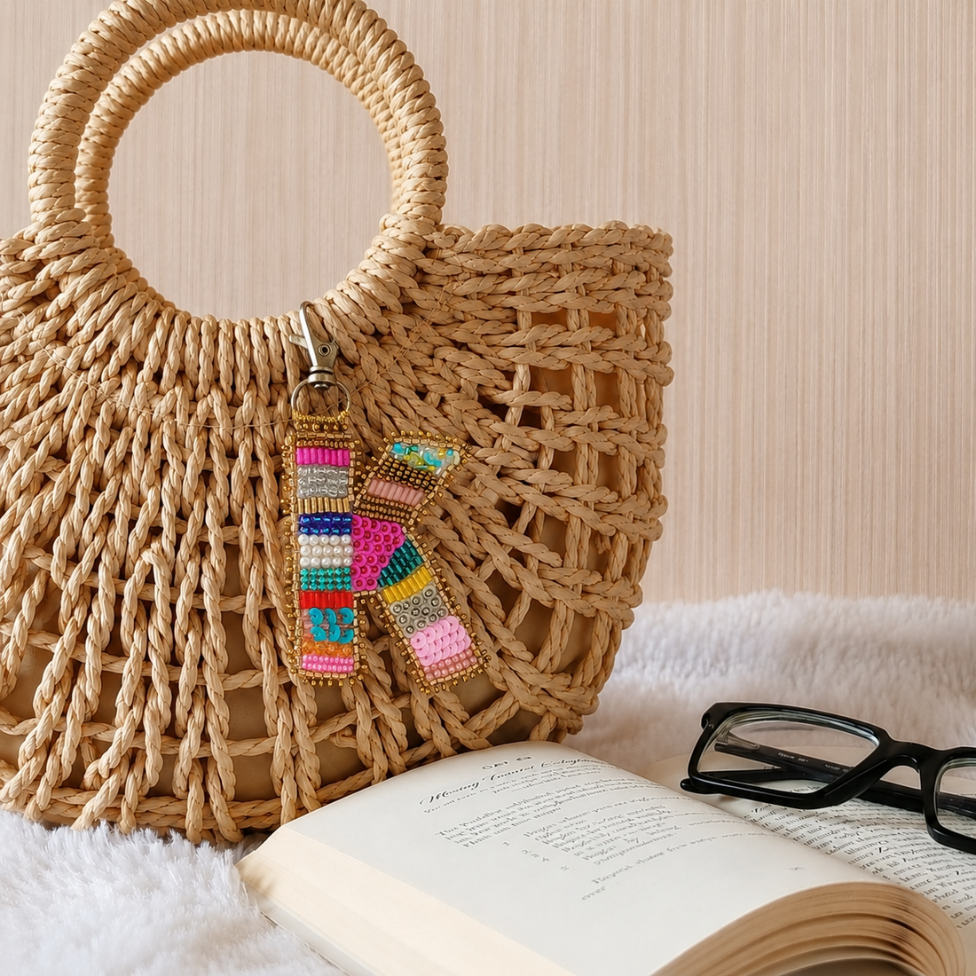 Color Crush Bag Charm 'K' Bag Charm