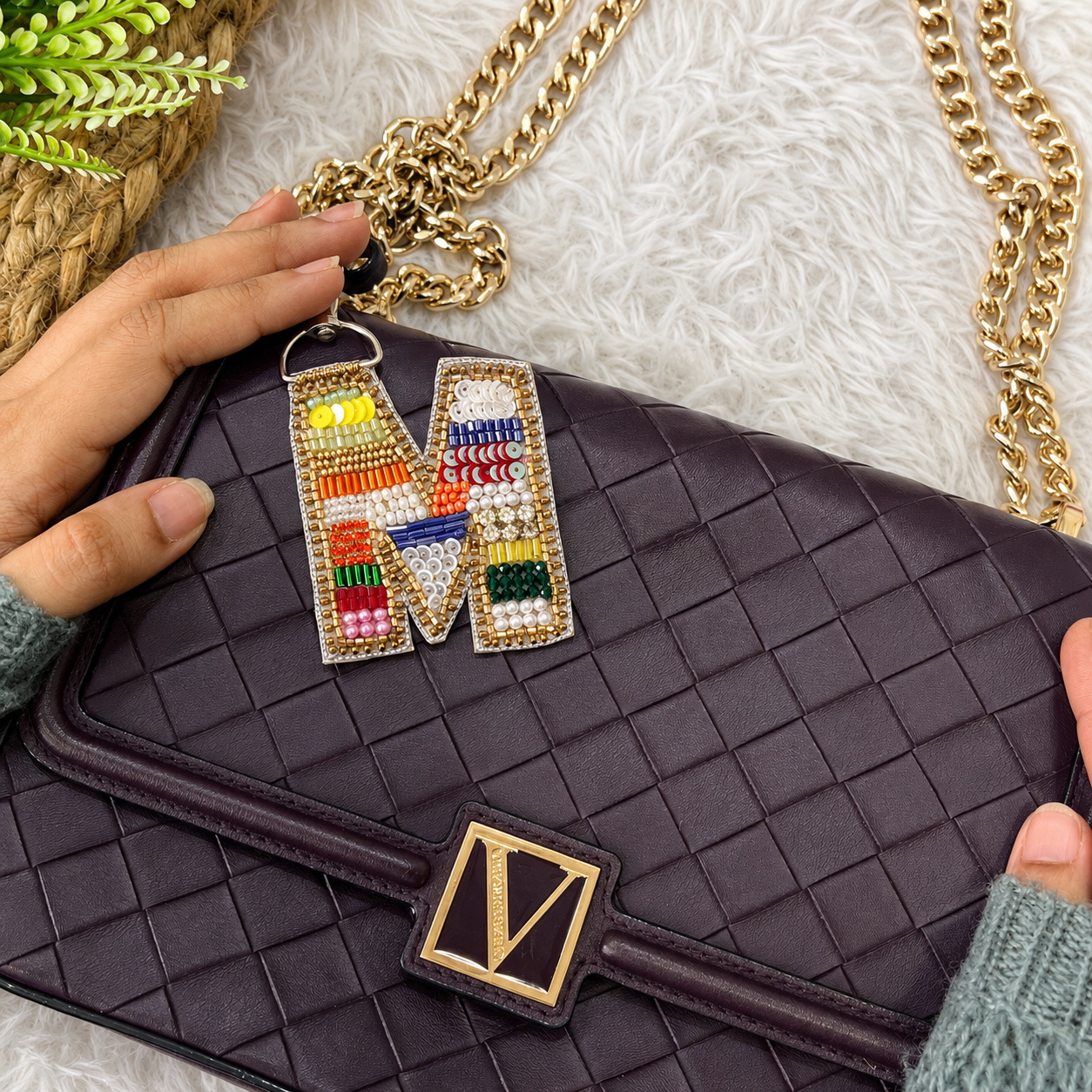 Color Crush Bag Charm 'M' Bag Charm