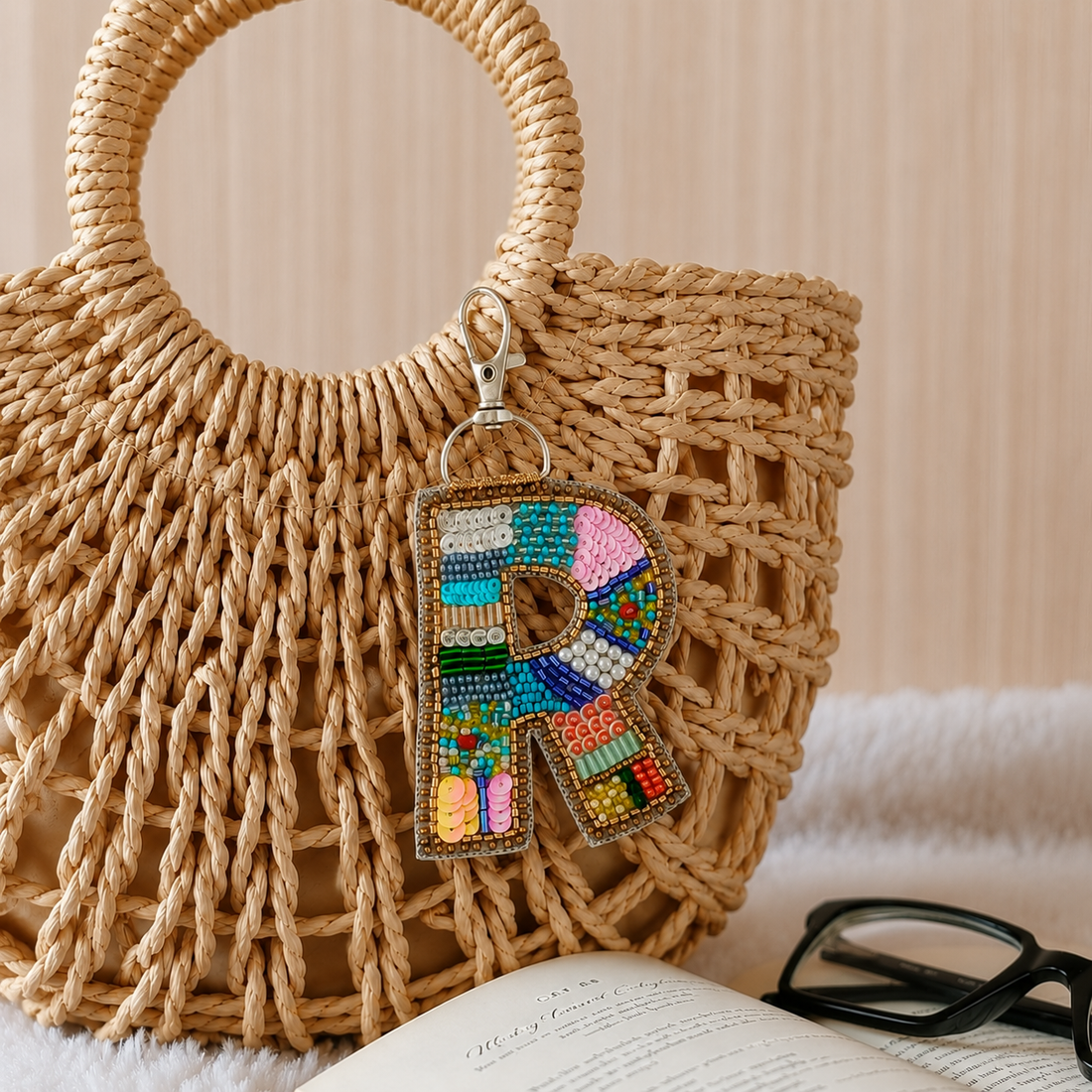 Color Crush Bag Charm 'R' Bag Charm