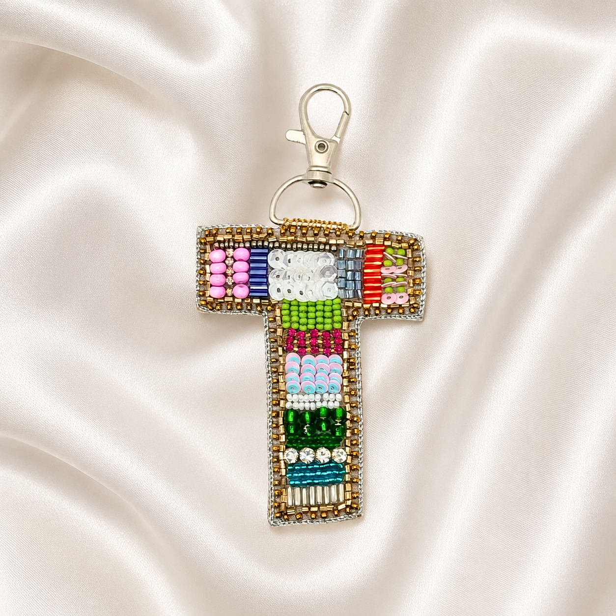 Color Crush Bag Charm 'T' Bag Charm