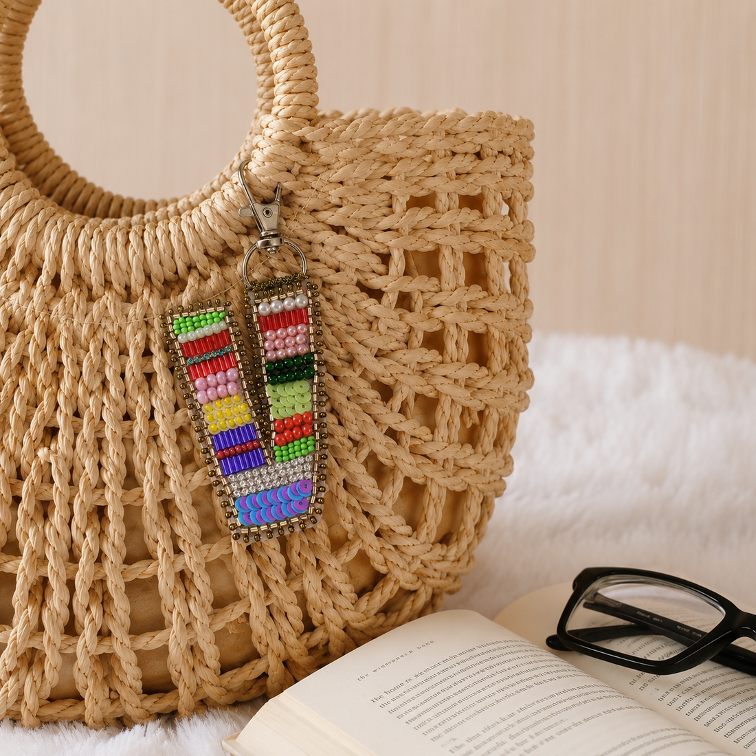 Color Crush Bag Charm 'V' Bag Charm