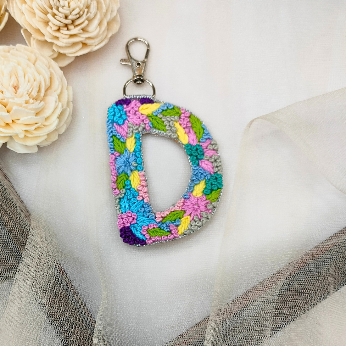 Knot Work Letter D – Embroidered Patch
