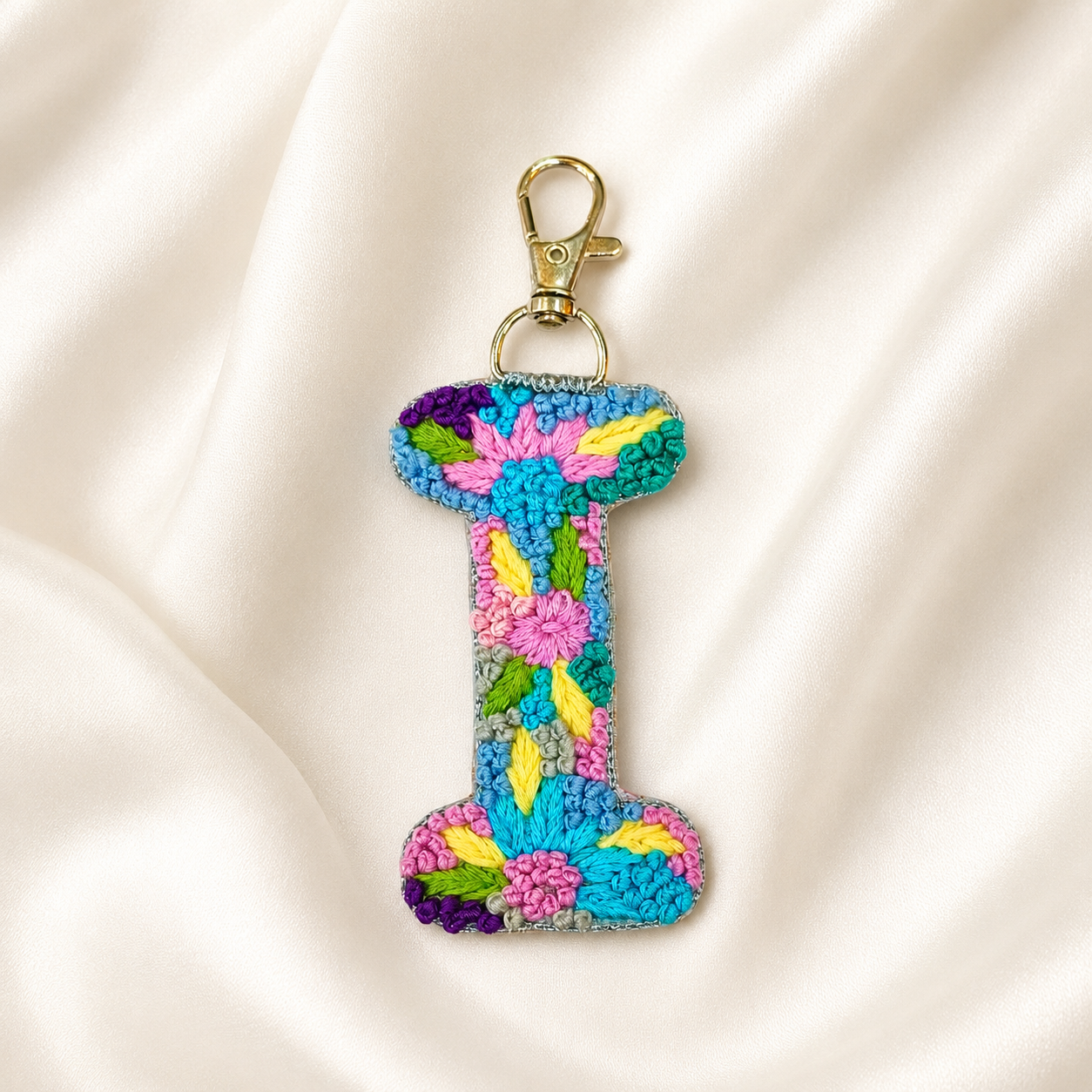 Knot Work Letter I – Embroidered Patch