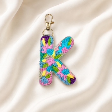 Knot Work Letter K – Embroidered Patch