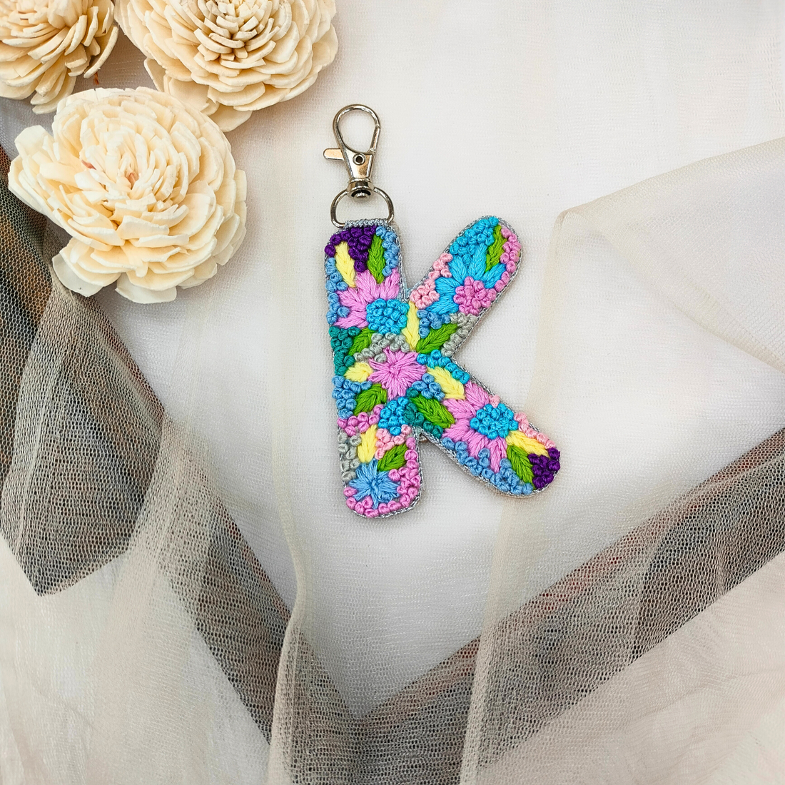 Knot Work Letter K – Embroidered Patch
