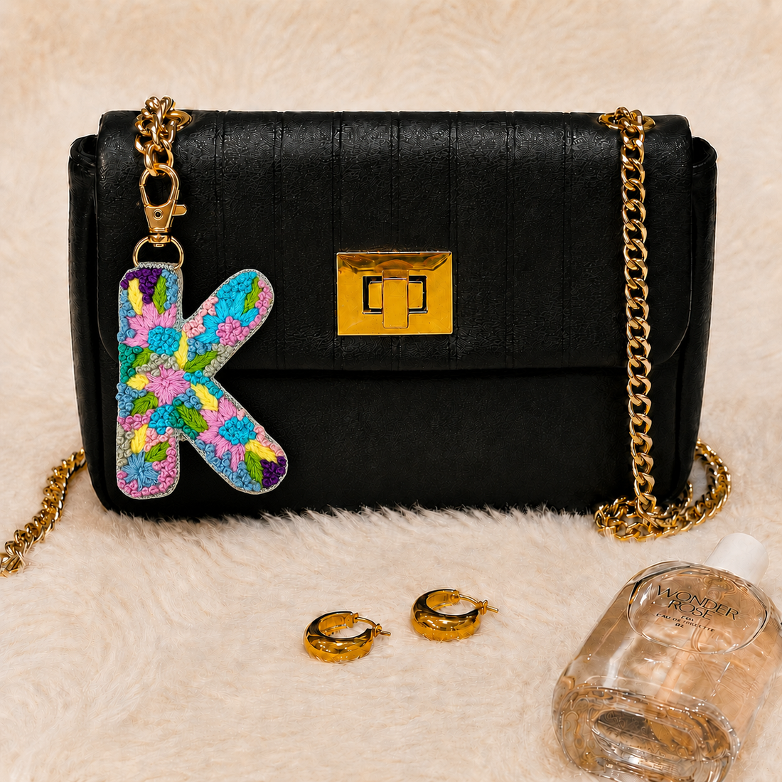 Knot Work Letter K – Embroidered Patch