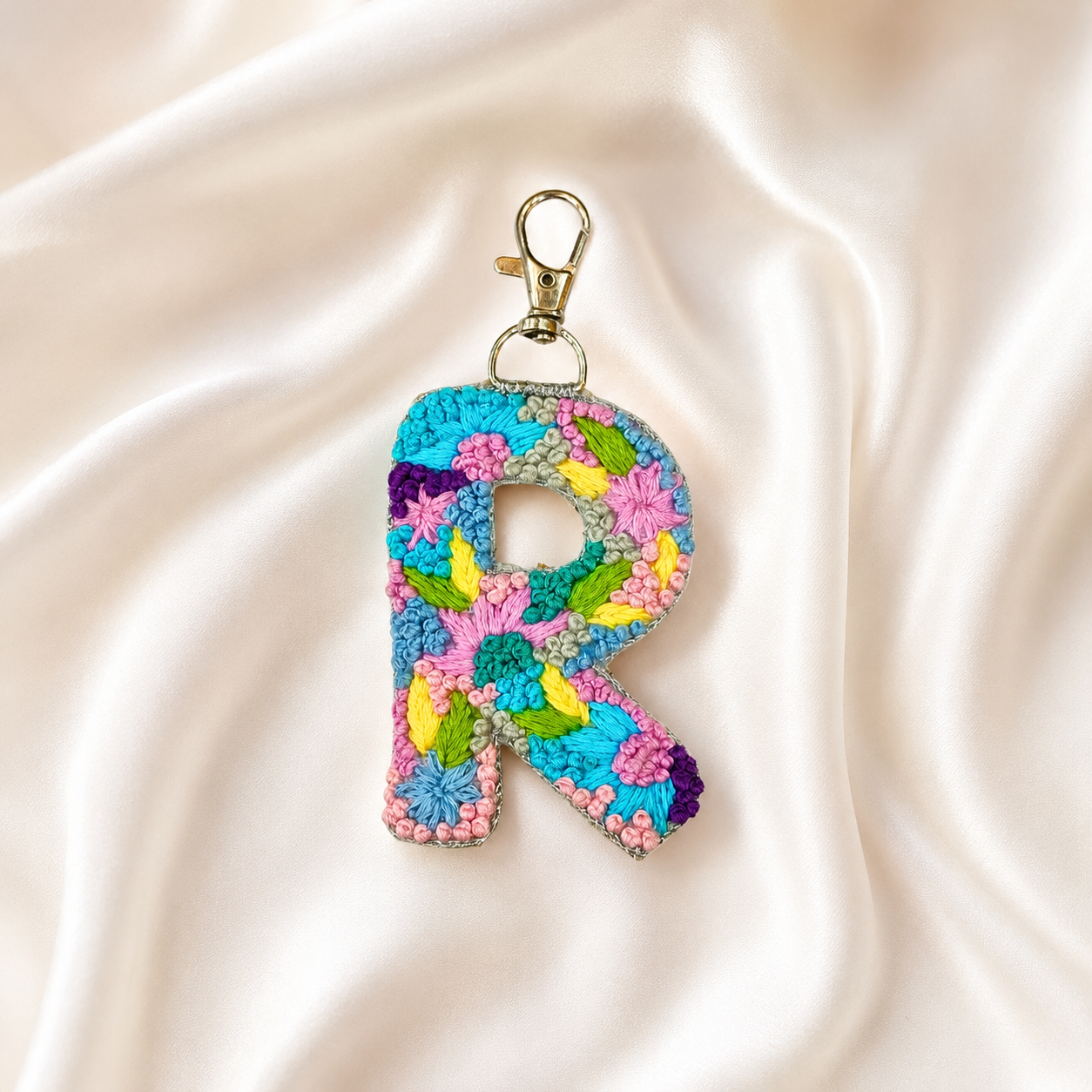 Knot Work Letter R – Embroidered Patch