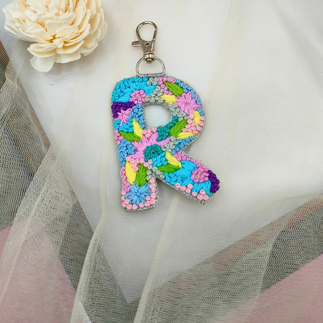 Knot Work Letter R – Embroidered Patch