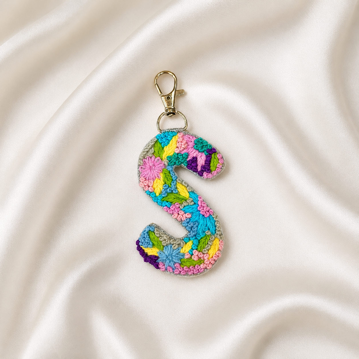Knot Work Letter S – Embroidered Patch