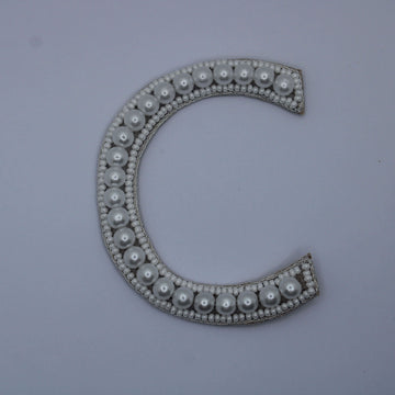 Oceanic Pearl Alphabet 'C' Patch