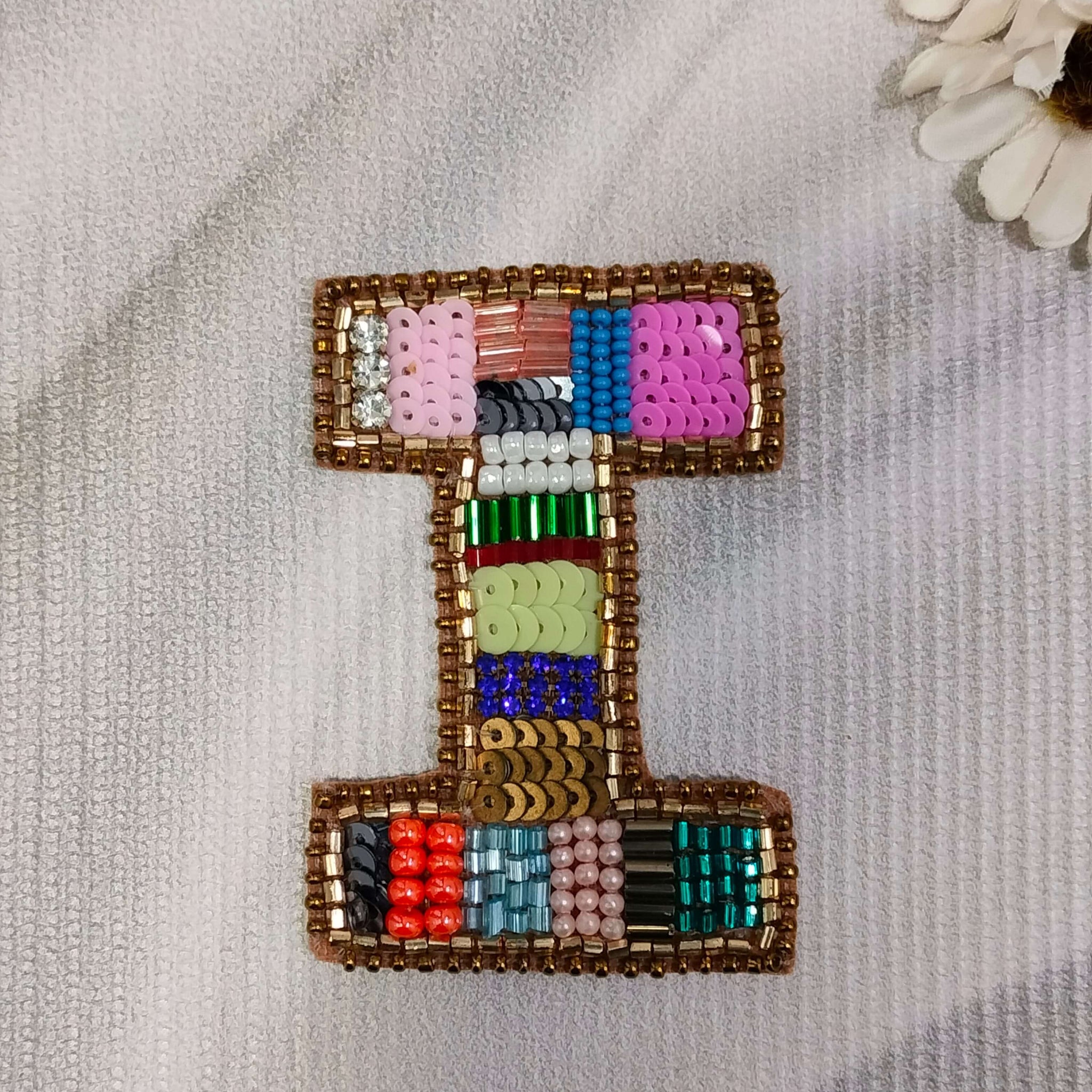 Colorburst Alphabet 'I' Patch