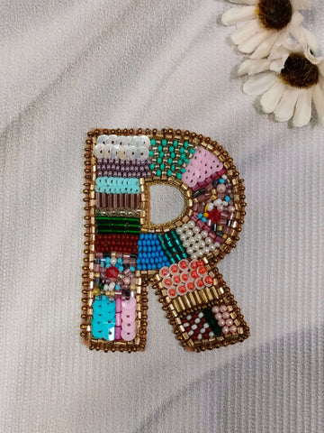 Colorburst Alphabet 'R' Patch