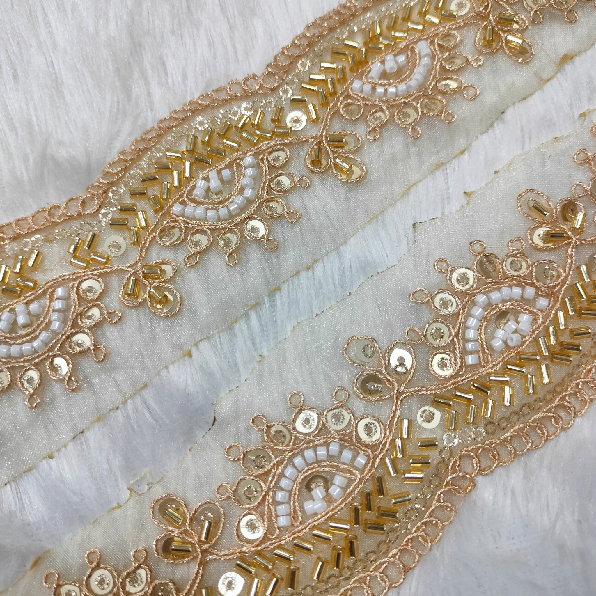 Golden Embellished Trim