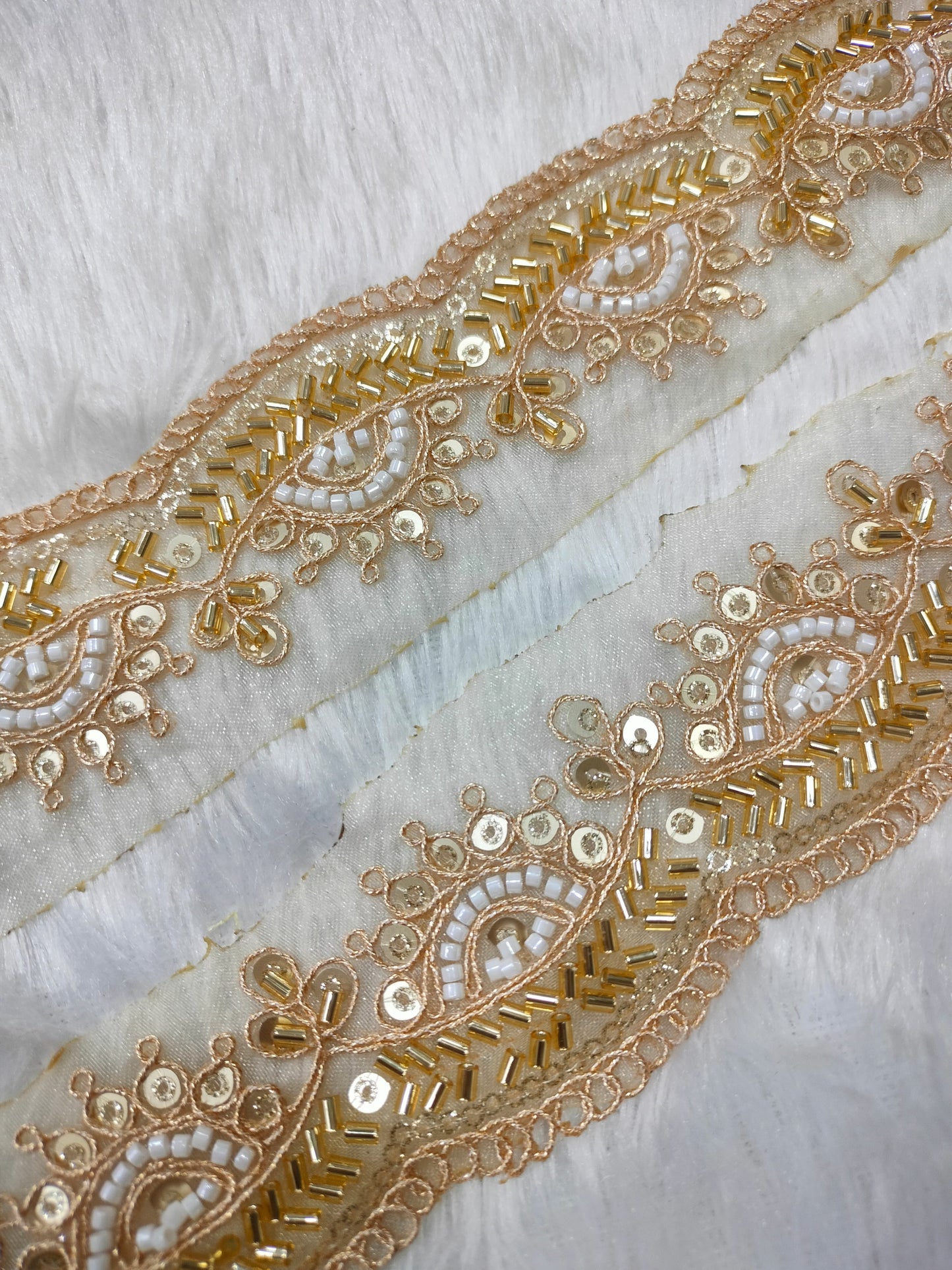 Golden Embellished Trim