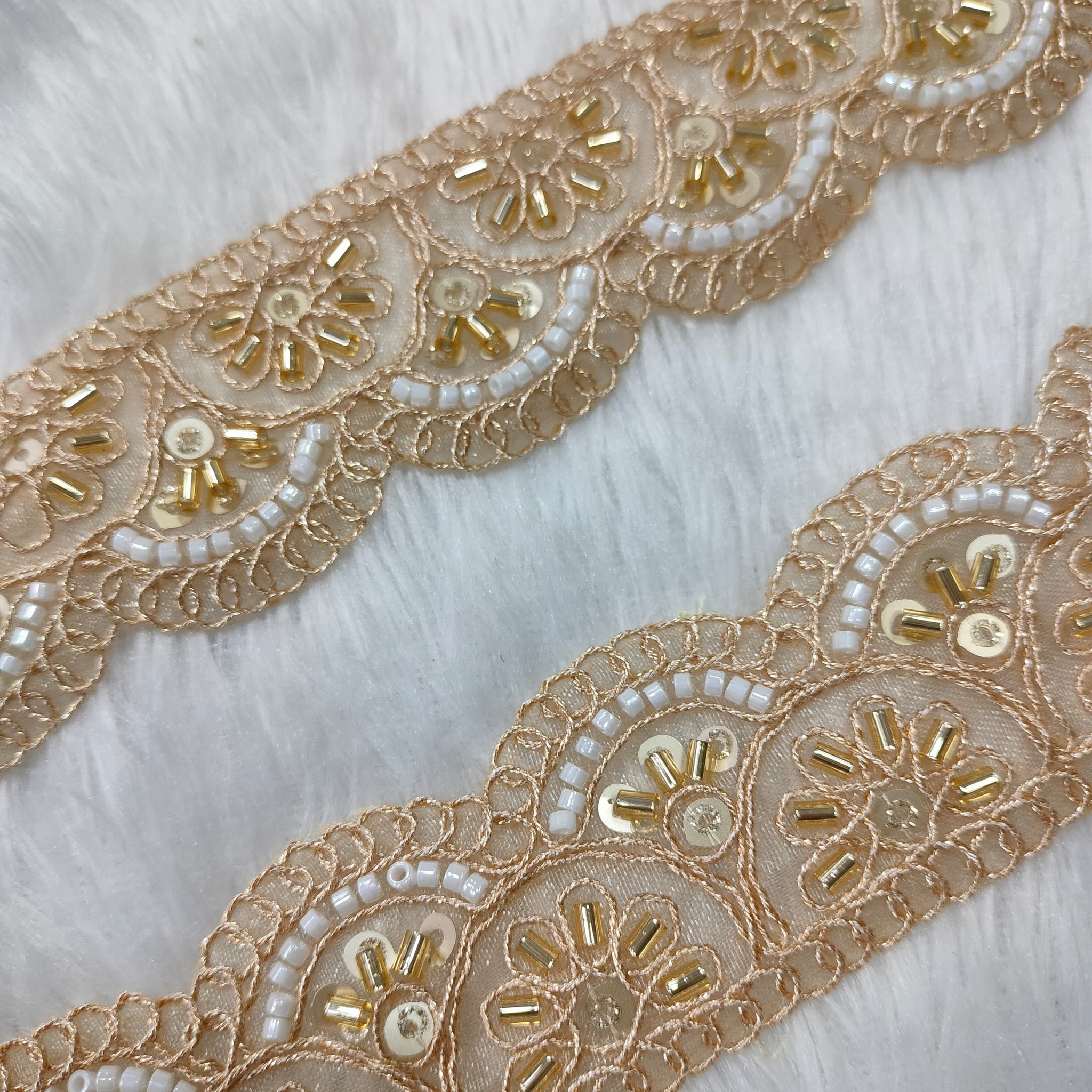 Golden Embellished Trim