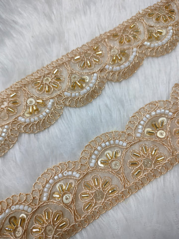 Golden Embellished Trim