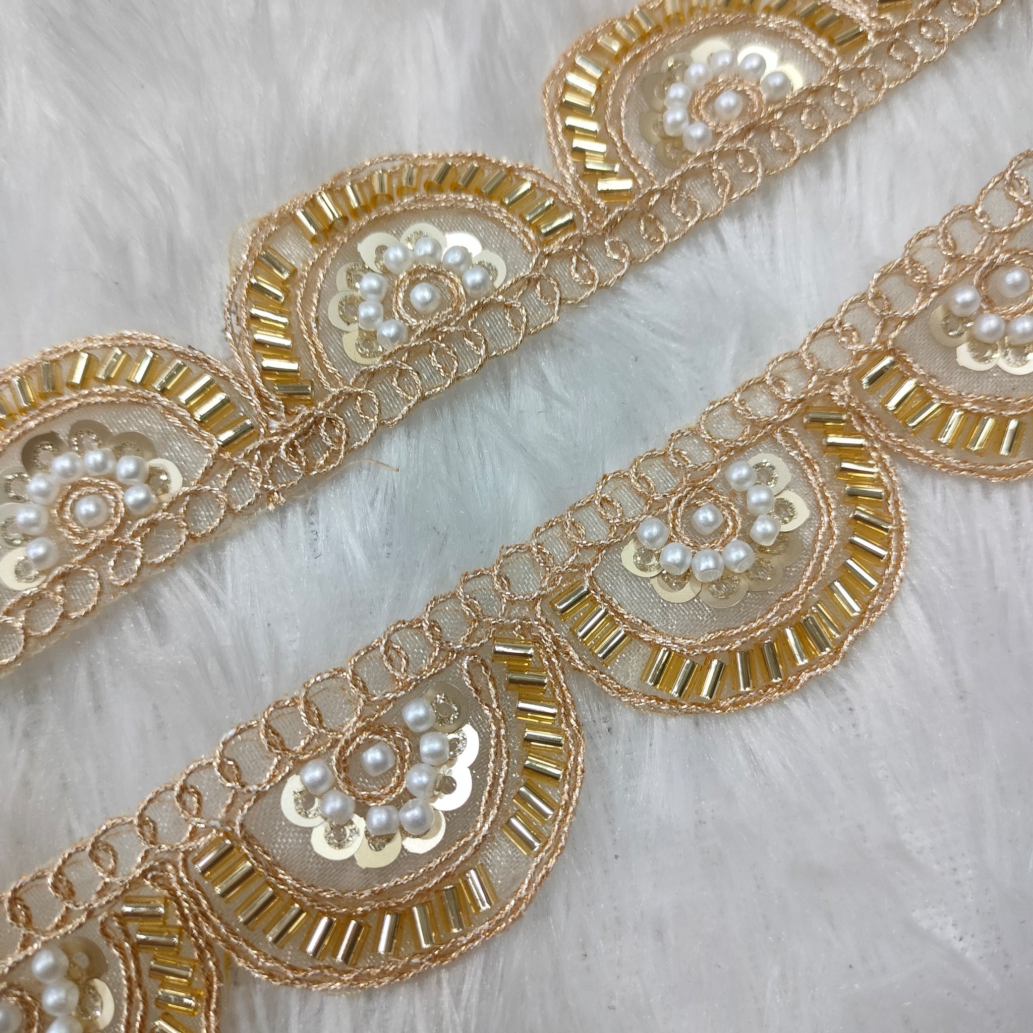 Golden Embellished Trim