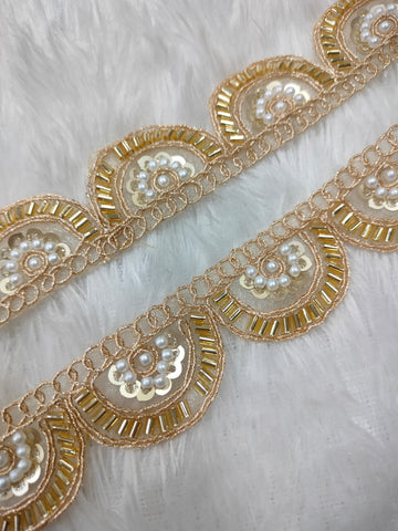 Golden Embellished Trim