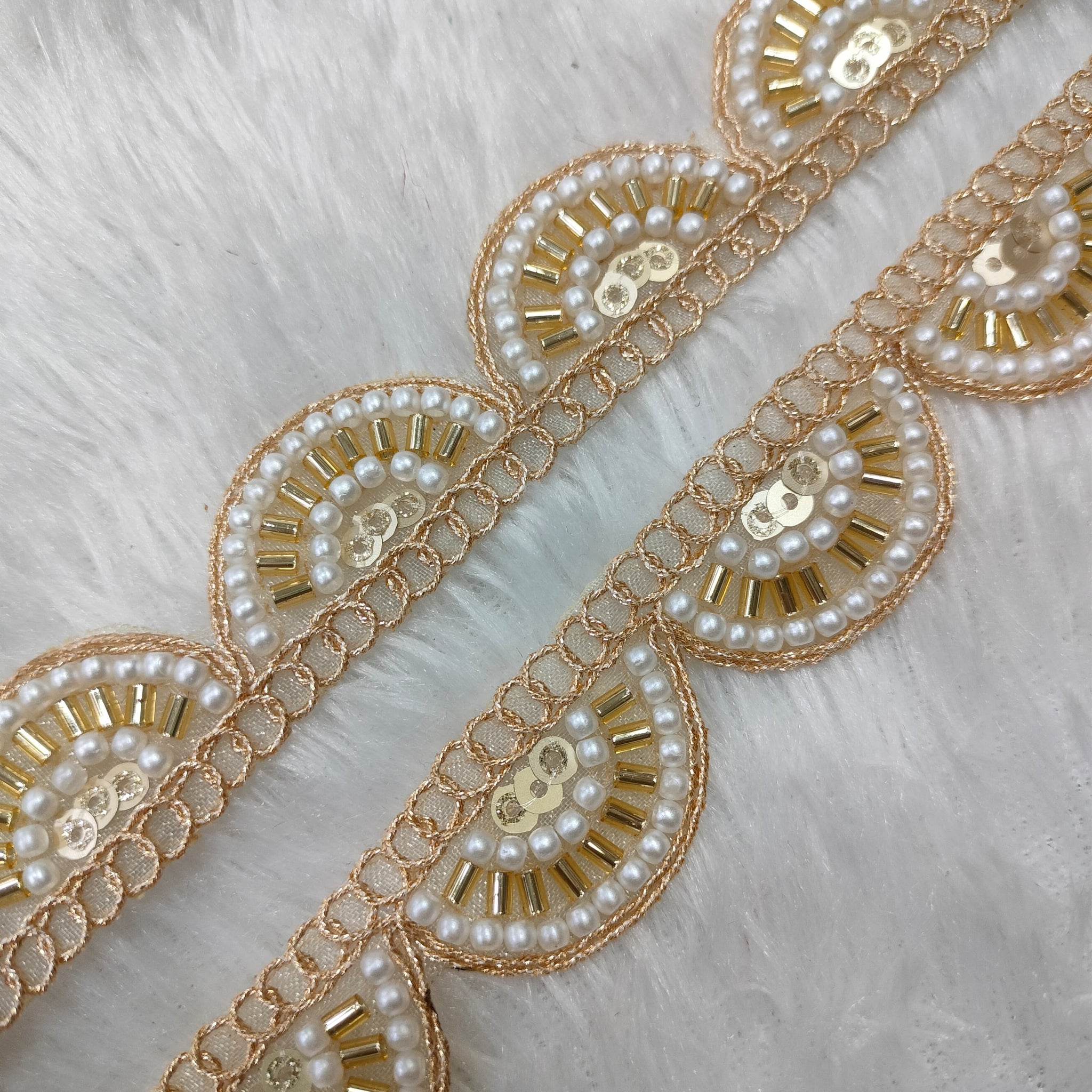 Golden Embellished Trim