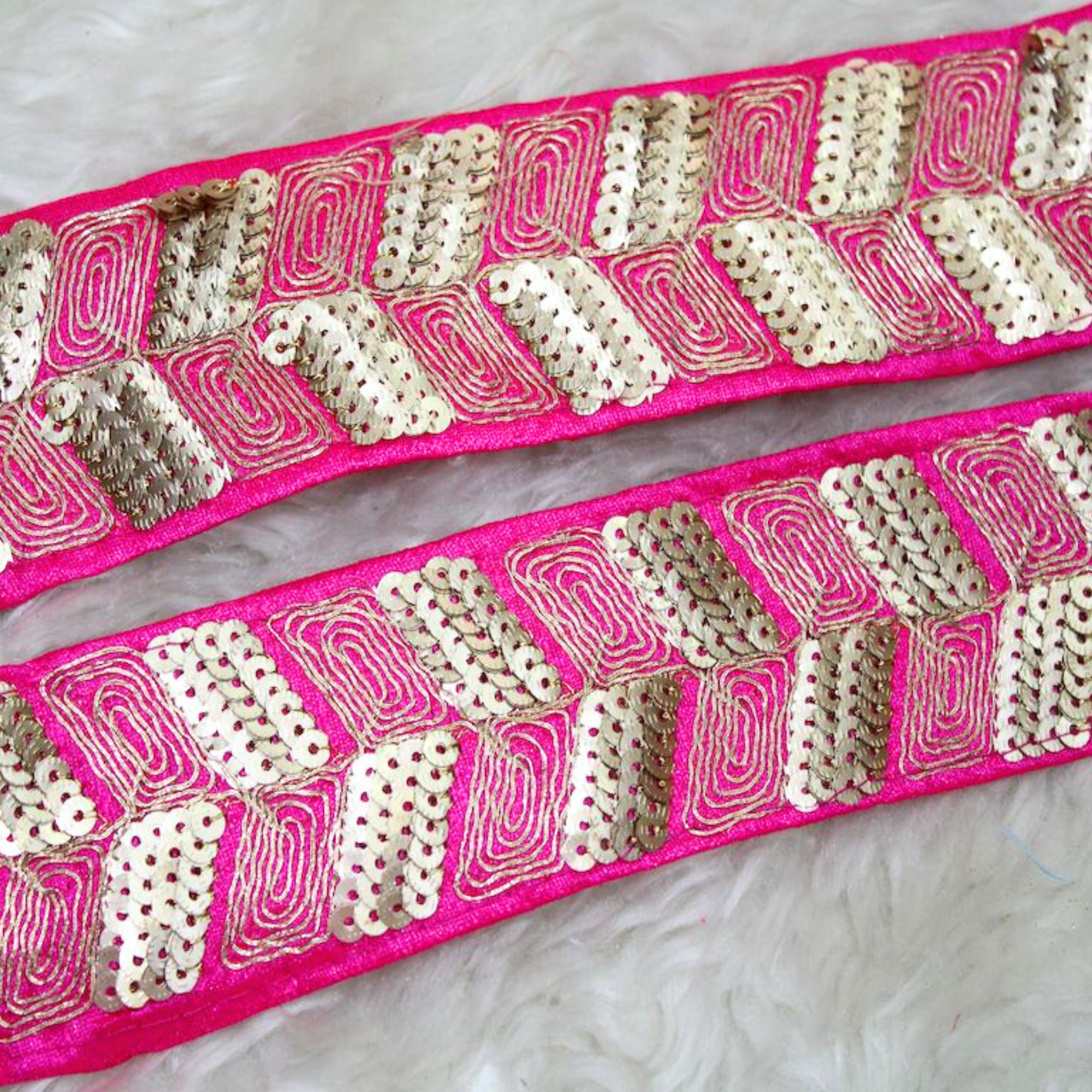 Elegant Zari Sequin Trim
